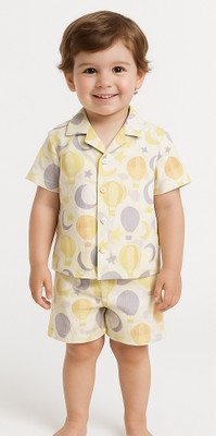 dhairyatraders Baby Boys & Baby Girls Casual Shirt Shorts(Multicolor)