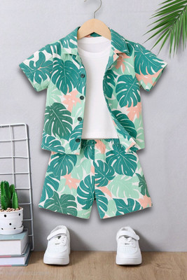 funky Boys & Girls Casual Shirt Shorts(Pista)