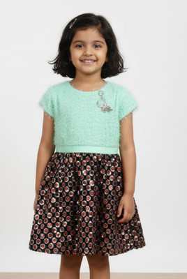 Mauli Collection Baby Girls Casual Top Skirt(Multicolor)