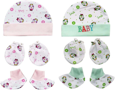 KIDZHEART Baby Boys & Baby Girls Casual Cap Bootie, Mitten(Multicolour)