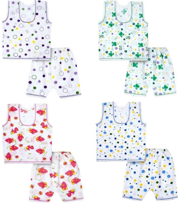 Lavi-Tavi Baby Boys & Baby Girls Casual Vest Shorts(MULTICOLUR 2)