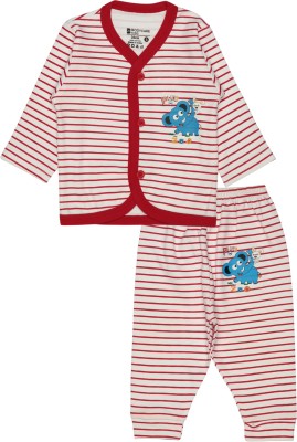 BodyCare Baby Boys & Baby Girls Casual Top Pyjama(Red)
