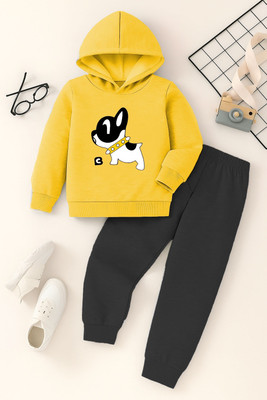 jpf Baby Boys & Baby Girls Casual Sweatshirt Pant(yellow)