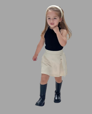 RIYANSHI Girls Party(Festive) Top Skirt(Multicolor)