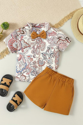 EZIKIDS Baby Boys & Baby Girls Party(Festive) Shirt Shorts(PRINT)