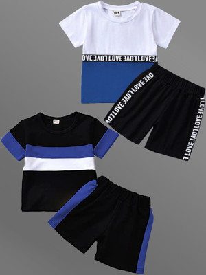 KidzLand Baby Boys & Baby Girls Casual T-shirt Shorts(Multi)