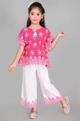 QualityFashion Girls Party(Festive) Top Pant(MULTICOLOUR)