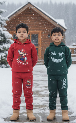 ZIKIDO Baby Boys & Baby Girls Mickey Casual Track Suit Track Pants(GREEN, RED)