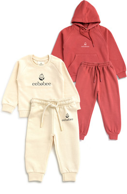 eebabee Baby Boys Casual Sweatshirt Pant, Sweatpant, Hair Band(Multicolor)