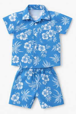 SHAKUMBHARI SIDDHI TRADERS Boys & Girls Casual Dress Sleepsuit(blue)