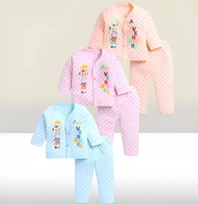 Kifayati Daam Baby Boys & Baby Girls Casual Pyjama Top(Multicolor)