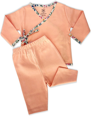 Tinylane Baby Boys & Baby Girls Casual Vest Pant(Peaches)