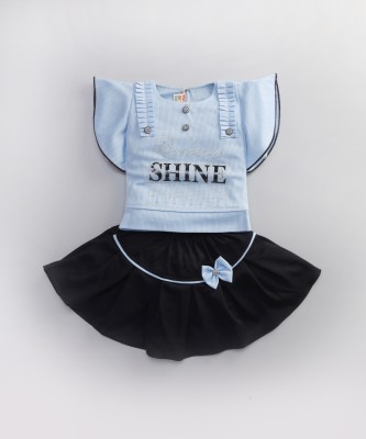 HSMA ENTERPRISES Baby Girls Casual Dress Skirt(blue)