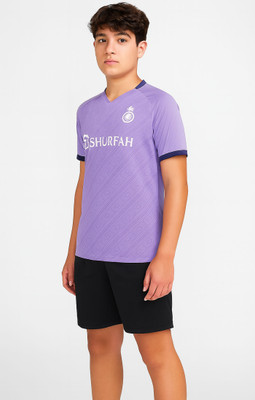 DOSTITCH Boys & Girls Casual T-shirt Shorts(Purple)