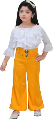 FAHIM FASHION Boys & Girls Casual Dress Pant(Yellow)