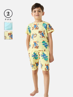 JUNIORS by Babyshop Baby Boys Casual T-shirt Shorts(Multicolor)