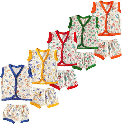 JUST TRY FASHION Baby Boys & Baby Girls Casual T-shirt Pant(Multicolor_2)