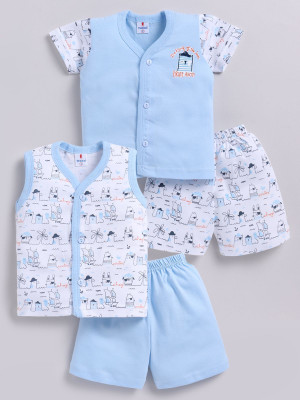 TODOS Baby Boys Casual T-shirt Shorts(M.Blue)