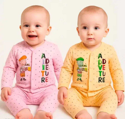 AR Choice Boys & Girls Casual Vest Pyjama(Multi Colour)