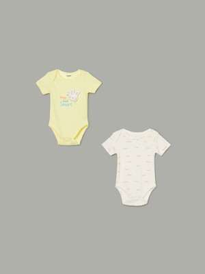Juniors by Lifestyle Baby Girls Casual Dungaree Romper(Multi)