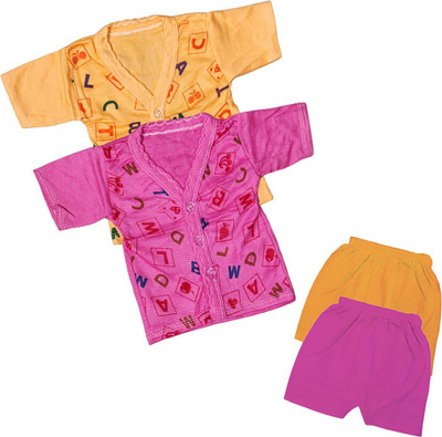 ReshmaaEnter Baby Boys & Baby Girls Casual T-shirt Shorts(D-2-6)