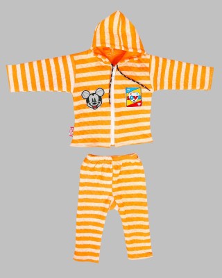 Sinthia Ventures Baby Boys & Baby Girls Casual Sweatshirt Pant(orange)