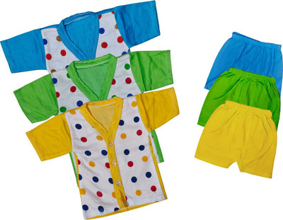 ReshmaaEnter Baby Boys & Baby Girls Casual T-shirt Pyjama(C-1-4-6)