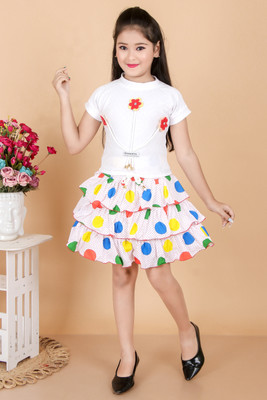 BL Fashion Bazar Girls Party(Festive) Shirt Top(YELLOW)