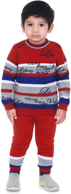 MStyle Baby Boys Casual Sweater Pyjama(Red)
