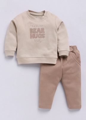 BabyGo Baby Boys Casual T-shirt Pyjama(BEIGE)