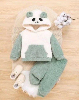 insha fashion Baby Boys & Baby Girls Party(Festive) Track Suit Track Suit(Green)