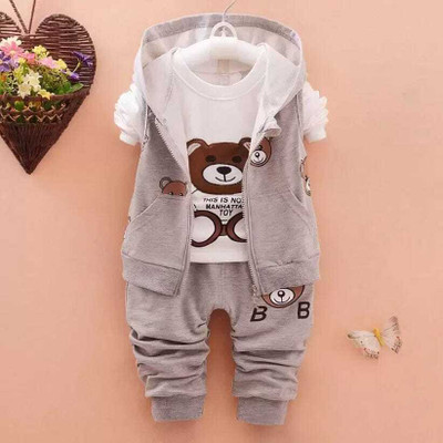 ZAFROONKIDZE Baby Boys & Baby Girls Party(Festive) Jacket Pant(GRAY)