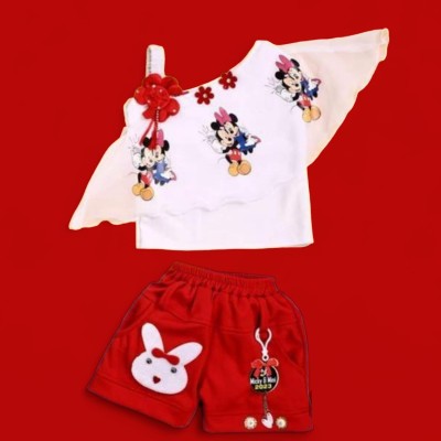 Vaikunt Baby Girls Party(Festive) Top Shorts(Top and shorts)