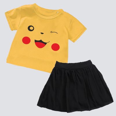 Billion Girls Casual T-shirt Skirt(Yellow)