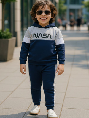 AJEXA Boys & Girls Casual Sweatshirt Sweatpant(Multicolor)
