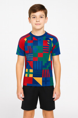 DOSTITCH Boys & Girls Casual T-shirt Shorts(Multicolor)