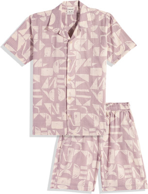 CAVIO Boys Casual T-shirt Shorts(Magenta)