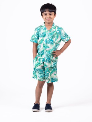 The Lion and The Fish Boys Casual Shirt Shorts(Ivory)