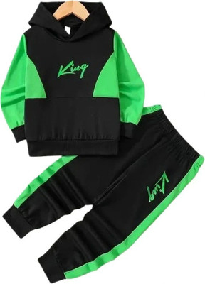 Aviva Fashion Boys & Girls Casual Sweatshirt Pant(green)