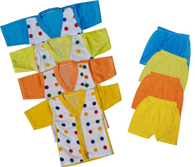 ReshmaaEnter Baby Boys & Baby Girls Casual T-shirt Pyjama(C-1-2-3-6)