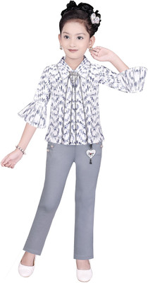 TDDRESSES Girls Casual Top Pant(ANKLE LENGTH)