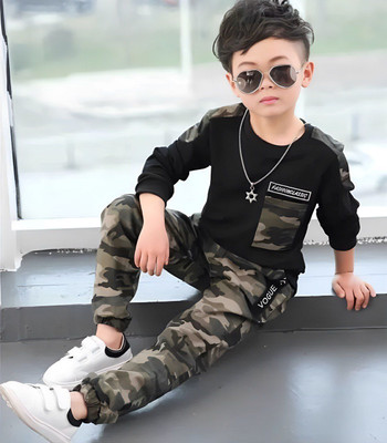 Zikigo Fab Baby Boys & Baby Girls Party(Festive) T-shirt Track Pants(BLACK)