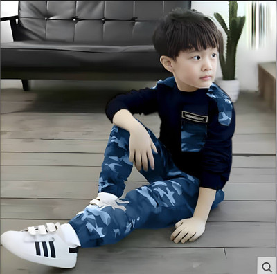 MMDK Baby Boys Party(Festive) T-shirt Pant(blue, light blue)