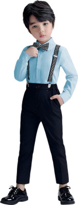 VetaWear Boys Party(Festive) Shirt Pant(SKY BLUE)