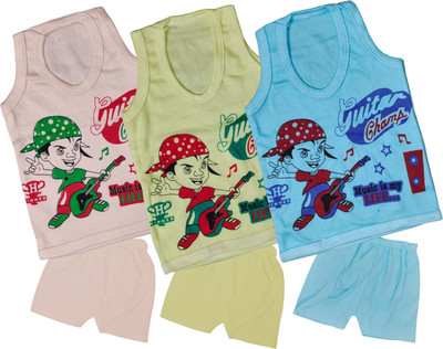 ReshmaaEnter Baby Boys & Baby Girls Casual T-shirt Shorts(A-2-3-5)