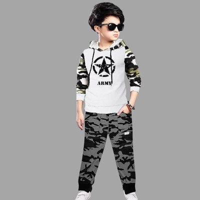 LILBITS Boys Casual T-shirt Track Pants(Multicolor05)