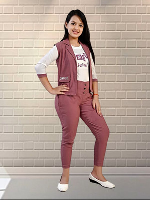 Belfry Girls Casual Top Pant(PINK)