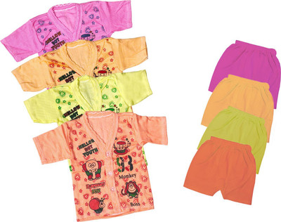 ReshmaaEnter Baby Boys & Baby Girls Casual T-shirt Shorts(E-2-3-4-5)