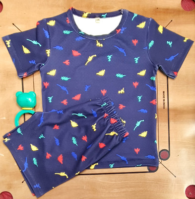 new gen Baby Boys Casual T-shirt Pant(MULTICOLOR)