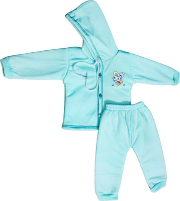 HouseOfCommon Baby Boys & Baby Girls Casual Sweatshirt Sweatpant(Sky blue)